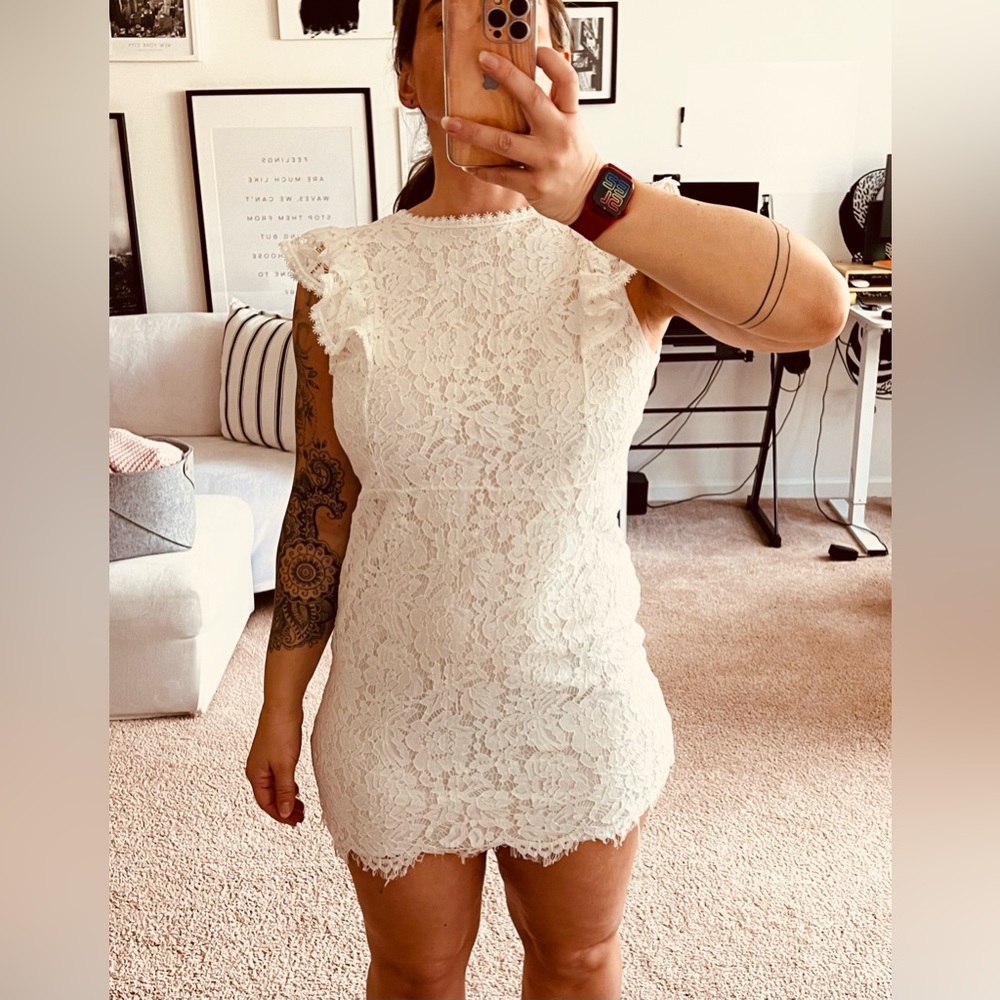 💫white mini dress💫